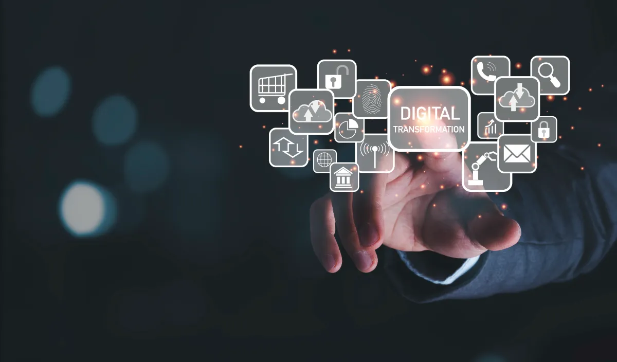 Online marketing interface representing digital ad strategy