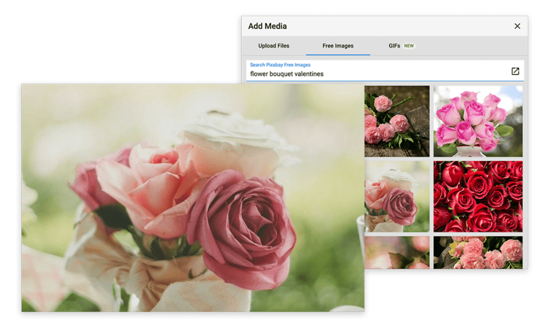 add media graphic